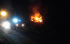 Ночью в Кирове горели три дома