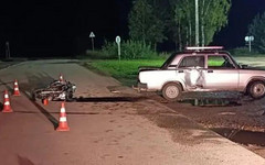 В Кикнуре при столкновении легковушки и мотоцикла пострадал подросток