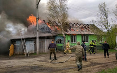 В Нагорске в результате пожара сгорели жилой дом и баня