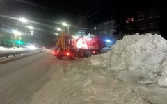 С 16 на 17 декабря в Кирове будут вывозить снег с шести участков