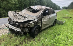 В Котельничском районе женщина на «Шевроле» съехала в кювет