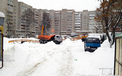 В центре Кирова упала стрела строительного крана