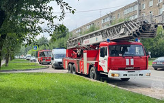 В Кирове потушили пожар в квартире на Некрасова