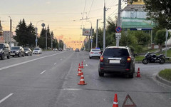 В Кирове на Воровского столкнулись «Шевроле» и мотоцикл