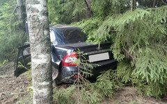 В Оричевском районе «Лада» врезалась в дерево: трое ранены