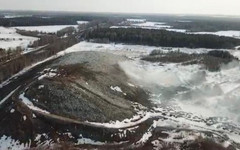 В Костино горела закрытая мусорная свалка