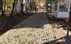 На ремонт тротуара у ТЦ «Алёнка» выделили 700 тысяч рублей