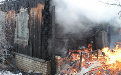 В Кировской области сгорело здание библиотеки
