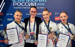 Спортсмены из Кирова заняли второе место на соревнованиях по художественной гимнастике