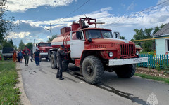 В Утманово сгорел жилой дом из-за неосторожного курения