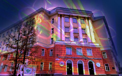 В Кирове в честь праздника устроят лазерное шоу на фасаде здания