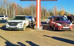 В Вятскополянском районе открыли новую автозаправочную станцию