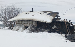 В Кировской области сгорела частная баня из-за складирования золы