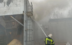 В Фаленках на пилораме загорелась котельная из-за дымохода