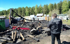 В одном из садовых домов в Кирове произошёл пожар, есть погибший