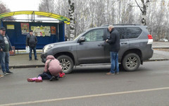 У Дворца пионеров школьницу сбили прямо на пешеходном переходе