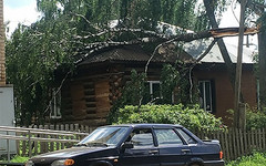 В Афанасьевском районе буря с грозой разрушила несколько жилых домов