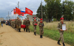 В Верхнекамском районе перезахоронили останки красноармейца