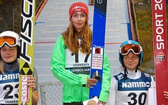 Кировчанка завоевала серебро Континентального Кубка по прыжкам на лыжах с трамплина