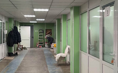 В кировской областной больнице идёт ремонт физиотерапевтического отделения