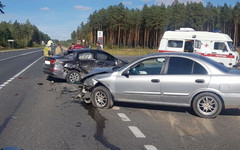 В Советском районе столкнулись три автомобиля