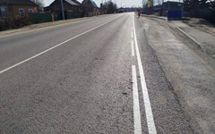 В Кировской области обновляют дорожную разметку