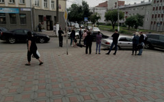 На перекрёстке Преображенской и Дерендяева иномарка сбила пешехода