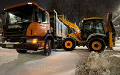 За ночь Киров лишился 600 кубометров снега