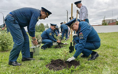Аллея памяти огнеборцев появилась на стадионе «Прометей»