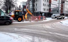 На улице Казанской завершают перекладку сетей водоснабжения